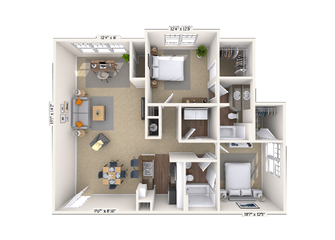 9401 Grove Hill Drive 1-3 Beds Apartment for Rent - Photo Gallery 11