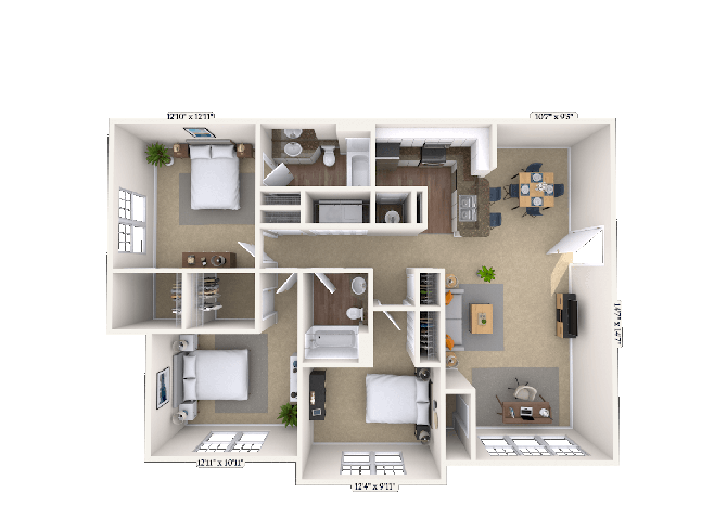 9401 Grove Hill Drive 1-3 Beds Apartment for Rent - Photo Gallery 13