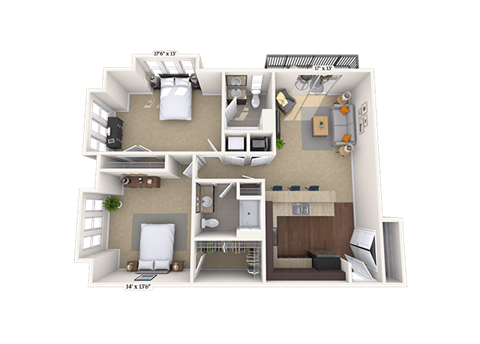 1225 S Church St Studio-3 Beds Apartment for Rent - Photo Gallery 51