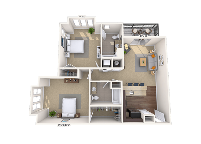 1225 S Church St Studio-3 Beds Apartment for Rent - Photo Gallery 48