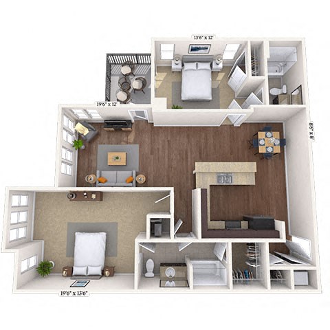 1225 S Church St Studio-3 Beds Apartment for Rent - Photo Gallery 40