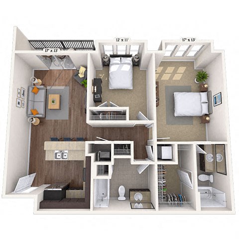 1225 S Church St Studio-3 Beds Apartment for Rent - Photo Gallery 39