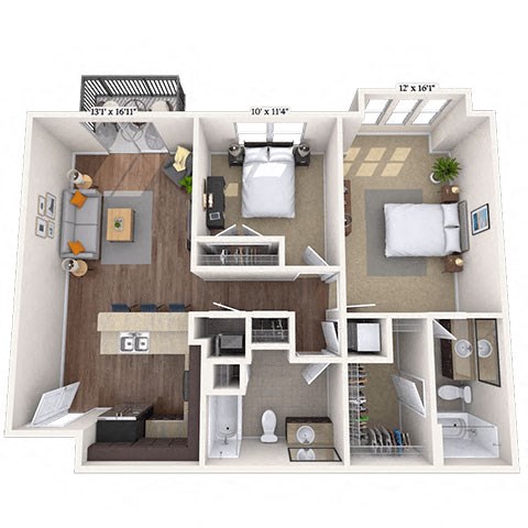 1225 S Church St Studio-3 Beds Apartment for Rent - Photo Gallery 38