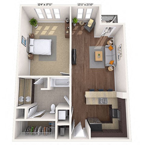 1225 S Church St Studio-3 Beds Apartment for Rent - Photo Gallery 31