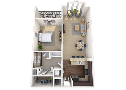 1225 S Church St Studio-3 Beds Apartment for Rent - Photo Gallery 33