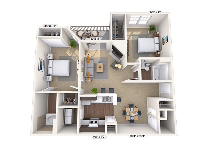 1000 Creekside Hills Drive 1-3 Beds Apartment for Rent - Photo Gallery 18