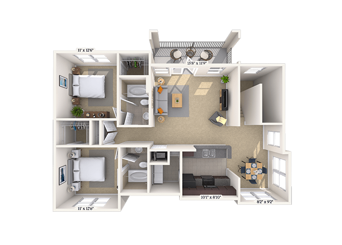 8400 Brass Mill Lane 1-3 Beds Apartment for Rent - Photo Gallery 29