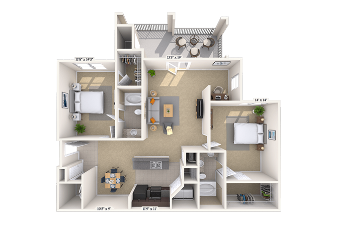 8400 Brass Mill Lane 1-3 Beds Apartment for Rent - Photo Gallery 25