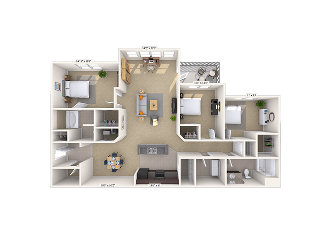 8400 Brass Mill Lane 1-3 Beds Apartment for Rent - Photo Gallery 33