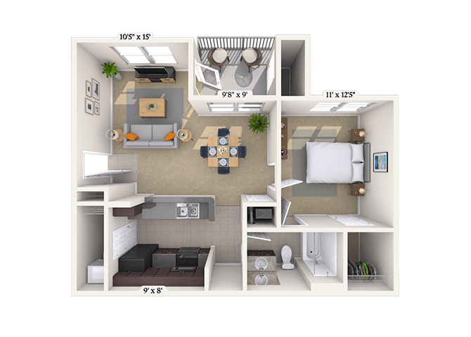 8400 Brass Mill Lane 1-3 Beds Apartment for Rent - Photo Gallery 19