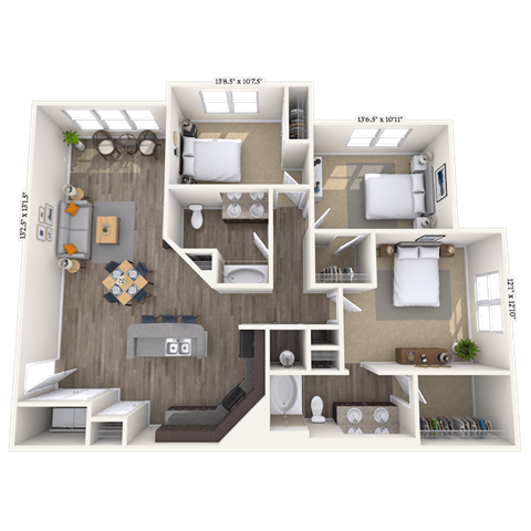 2828 Old Hickory Boulevard 1-3 Beds Apartment for Rent - Photo Gallery 26