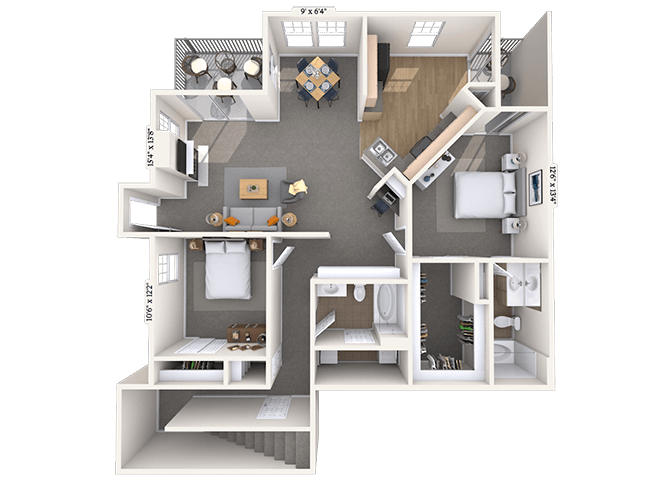 4390 Clearwater Way 1-3 Beds Apartment for Rent - Photo Gallery 19