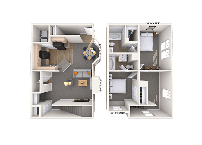 4390 Clearwater Way 1-3 Beds Apartment for Rent - Photo Gallery 24