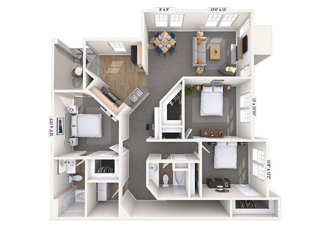 4390 Clearwater Way 1-3 Beds Apartment for Rent - Photo Gallery 28