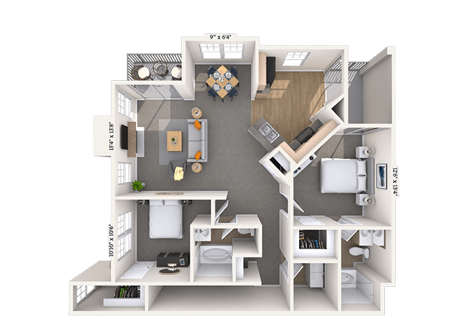 4390 Clearwater Way 1-3 Beds Apartment for Rent - Photo Gallery 29