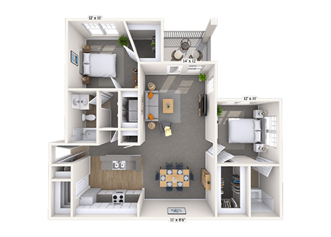 126 Monthaven Blvd 1-3 Beds Apartment for Rent - Photo Gallery 19