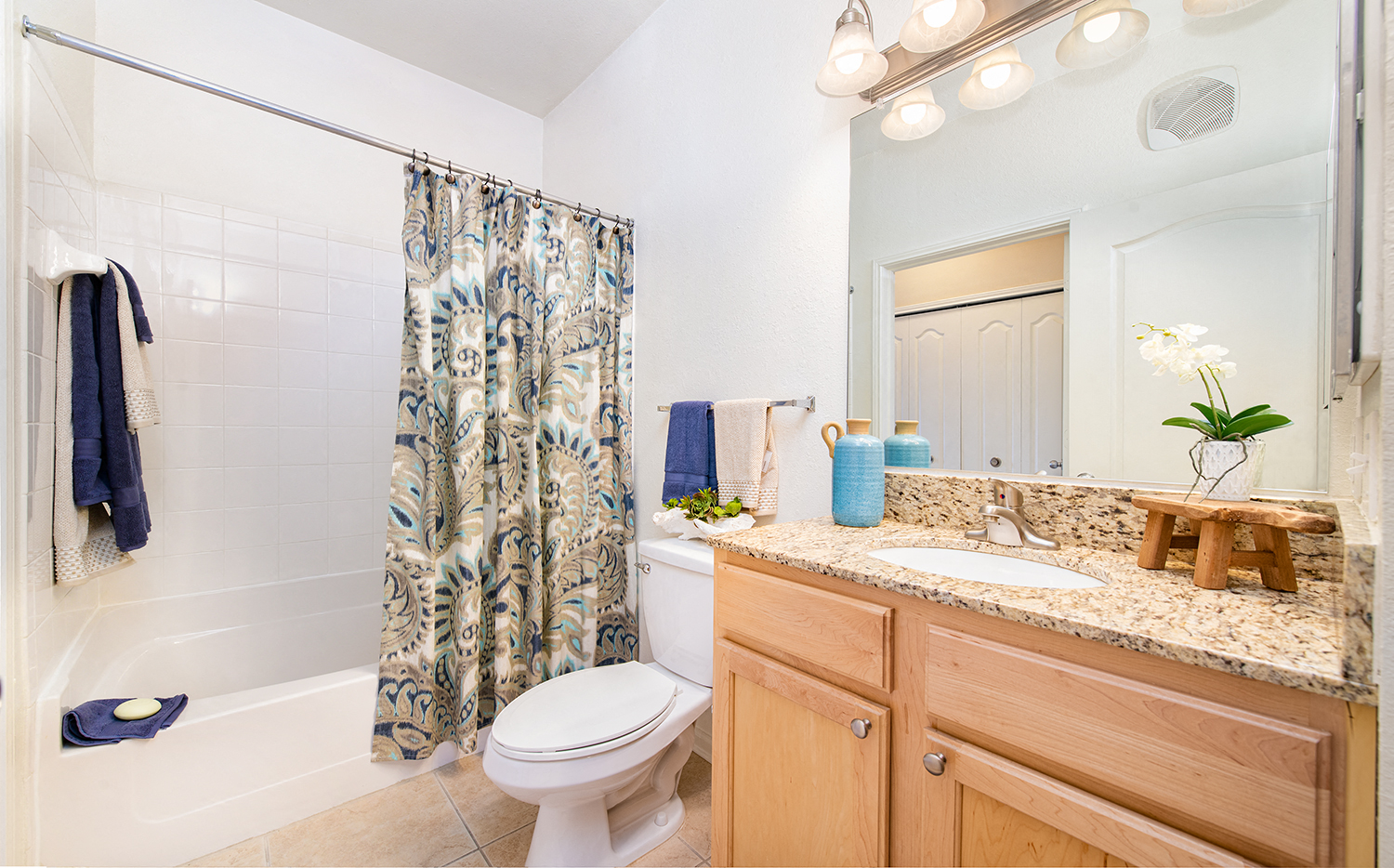 a bathroom with a shower and a toilet and a sink