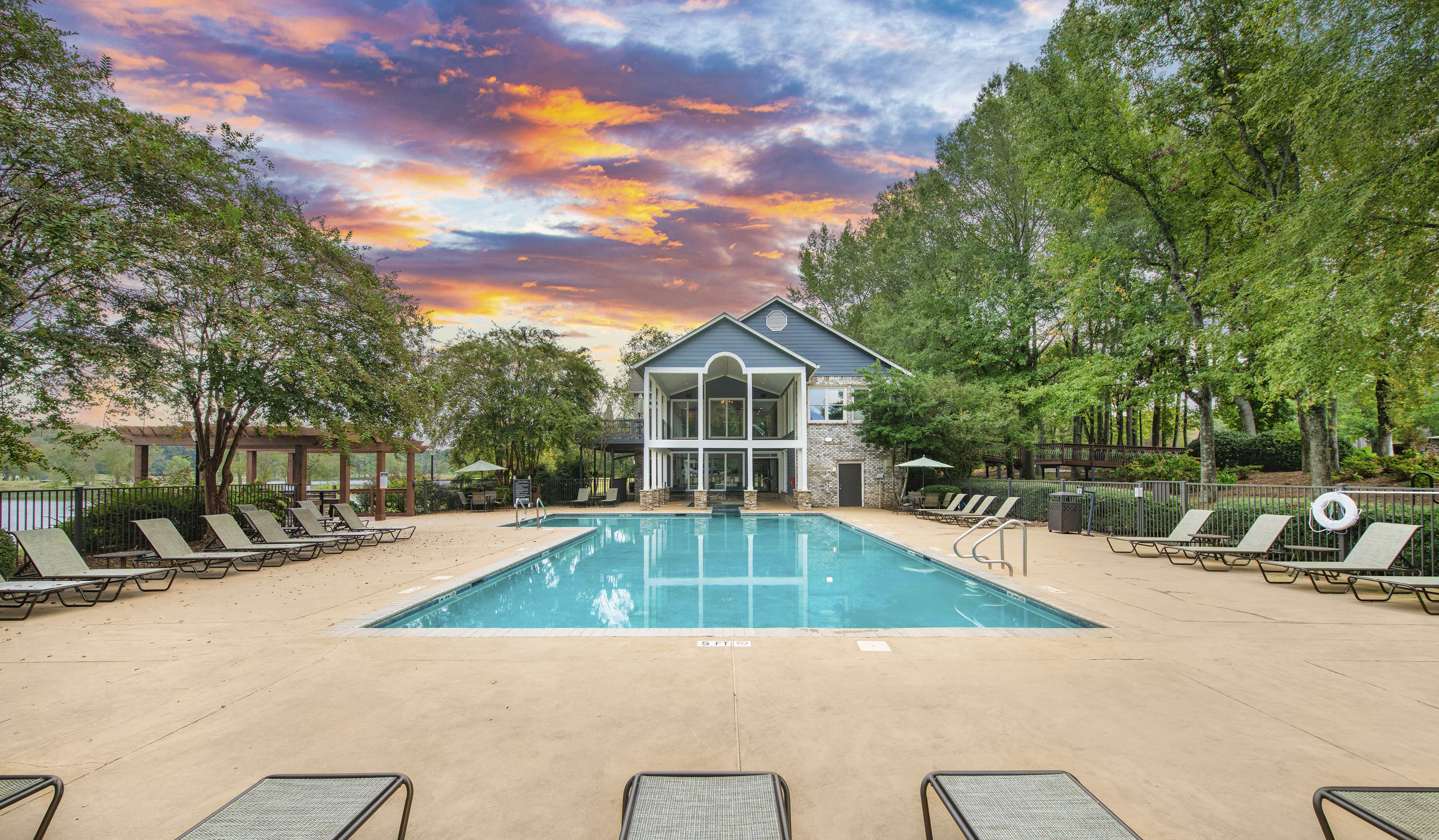the pool at the villas at grand reserve apartments