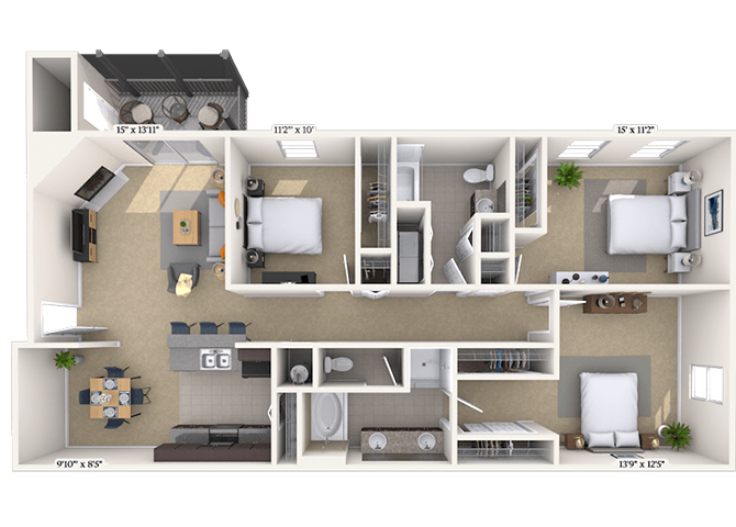 150 West Thompson Lane 1-3 Beds Apartment for Rent - Photo Gallery 23