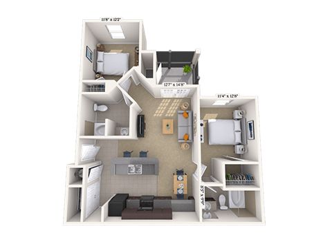 6061 Colonial Parkway 1-3 Beds Apartment for Rent - Photo Gallery 19