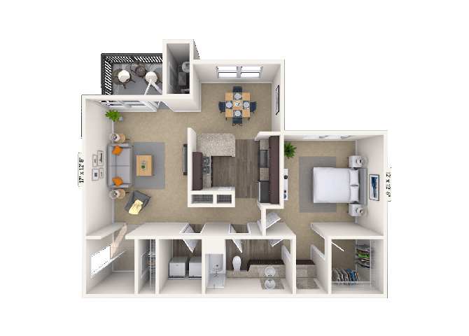 1000 Riverchase Trail 1-3 Beds Apartment for Rent - Photo Gallery 27