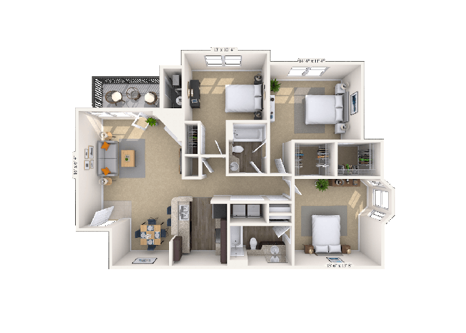 1000 Riverchase Trail 1-3 Beds Apartment for Rent - Photo Gallery 33