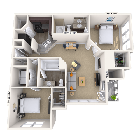 8345 Championship Drive 1-3 Beds Apartment for Rent - Photo Gallery 15