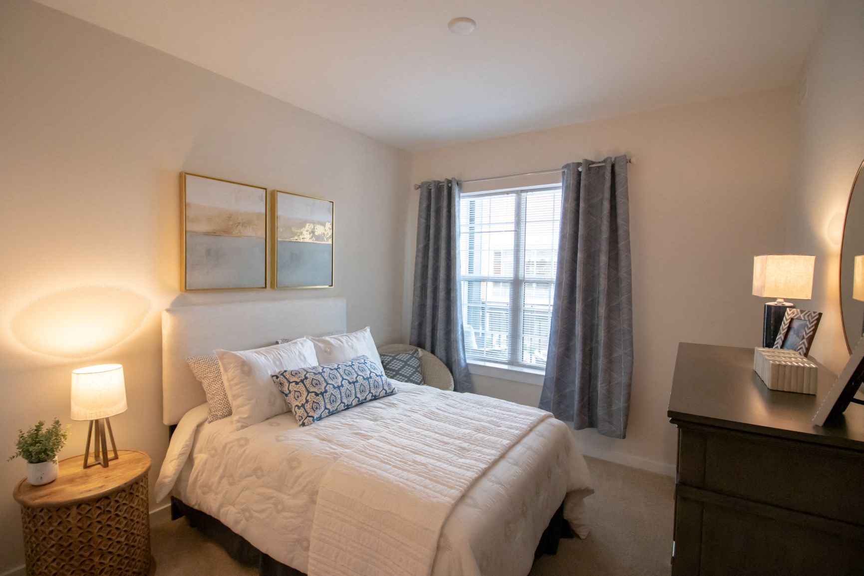 Many of the bedrooms at Penstock Quarter look out over the apartment homes private balcony.