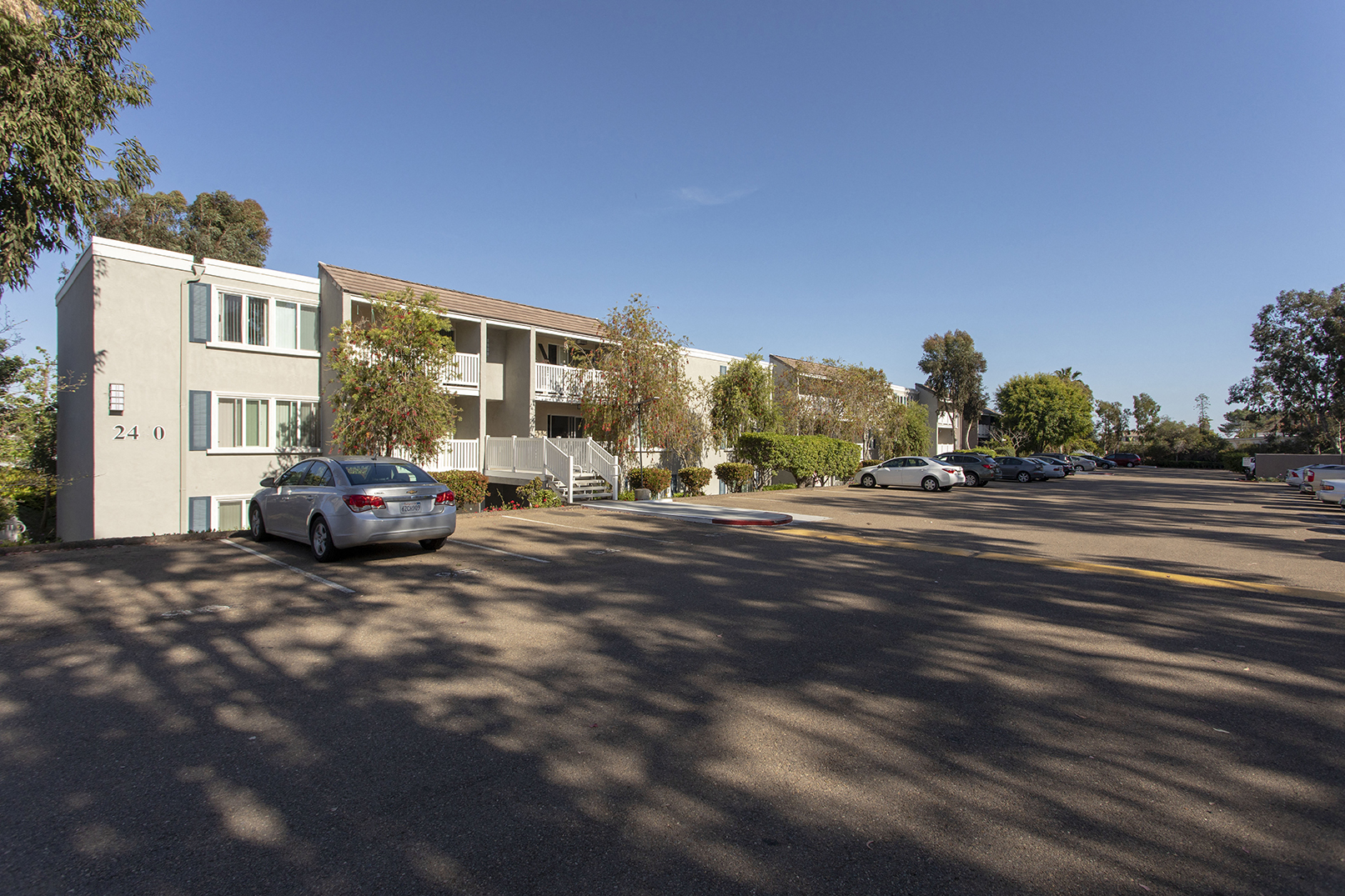 view of parking lots