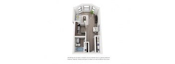 2 bedroom floor plan |  Retreat at McAlpine Creek Apartments Charlotte NC