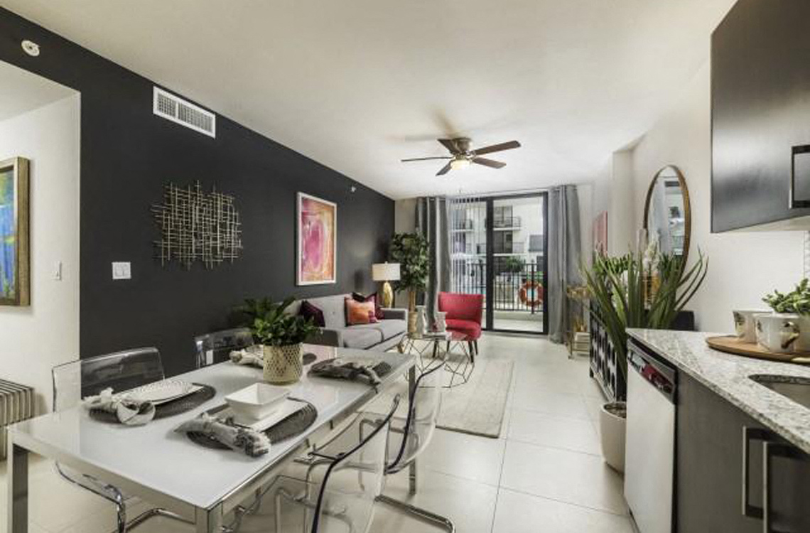 Elegant Living Room | Apartments in Coral Gables | West Gables