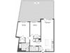 2 bedroom floor plan | Infinity Apartments in Edgewater, NJ
