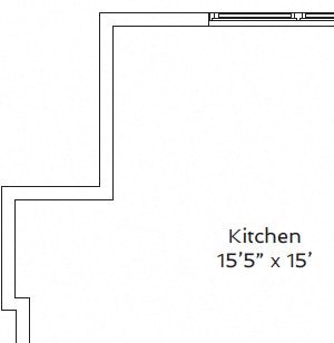 1Dsim-B 1 Bedroom Floor Plan | 75 Tresser Stamford CT