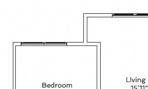1HL-A 1 Bedroom Floor Plan | 75 Tresser Stamford CT