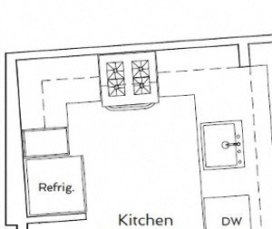 1T-B 1 Bedroom Floor Plan | 75 Tresser Stamford CT