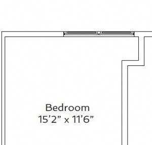 2C-A 2 Bedroom Floor Plan | 75 Tresser Stamford CT