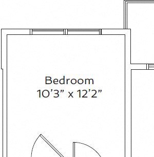 2Msim-A 2 Bedroom Floor Plan | 75 Tresser Stamford CT