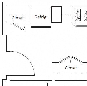 SB-A Studio Floor Plan | 75 Tresser Stamford CT