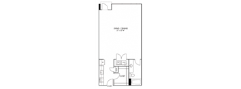 studio floor plan | South Side Flats Apartments in Dallas, TX