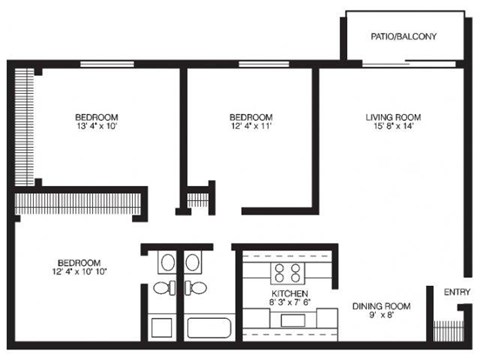 8712 South 87th Terrace 1-3 Beds Apartment for Rent - Photo Gallery 21