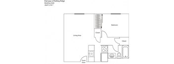 Fairways of Rolling Ridge - One Bedroom