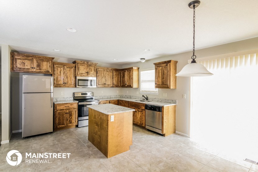 the kitchen is clean and ready for us to use