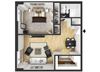 one bedroom floorplan