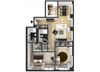 oaks floor plan two bedroom
