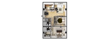 ionia floor plan two bedroom 