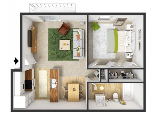 Floor Plans Of Briarwood Apartments In Portage Mi