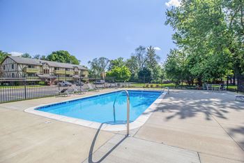 Sparkling Pool with Sundeck