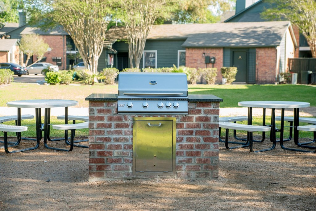 Outdoor gas barbecue grills.