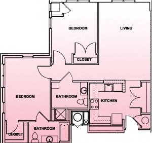Two Bedroom- 2F