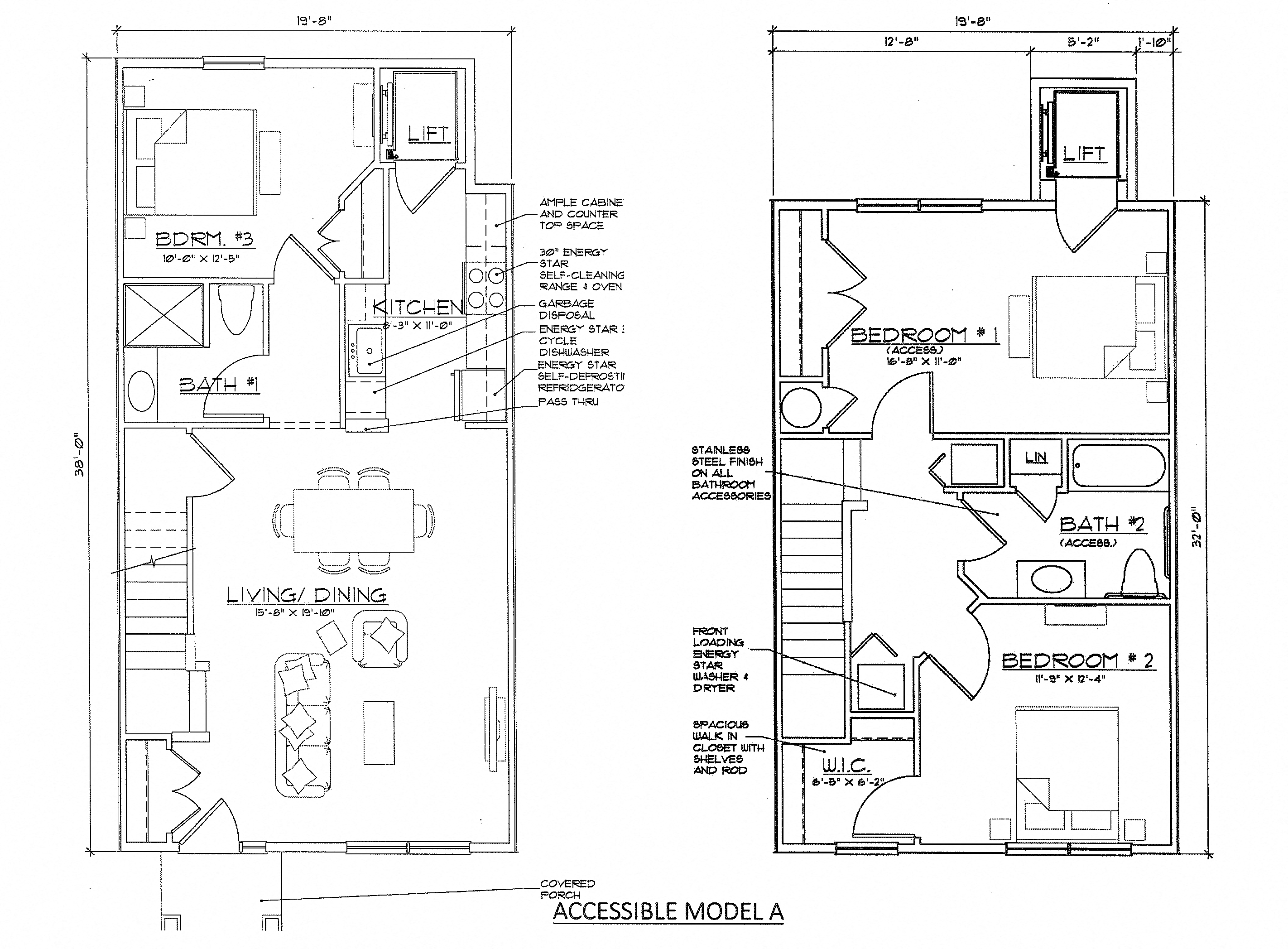 Three Bedroom A- Accessible